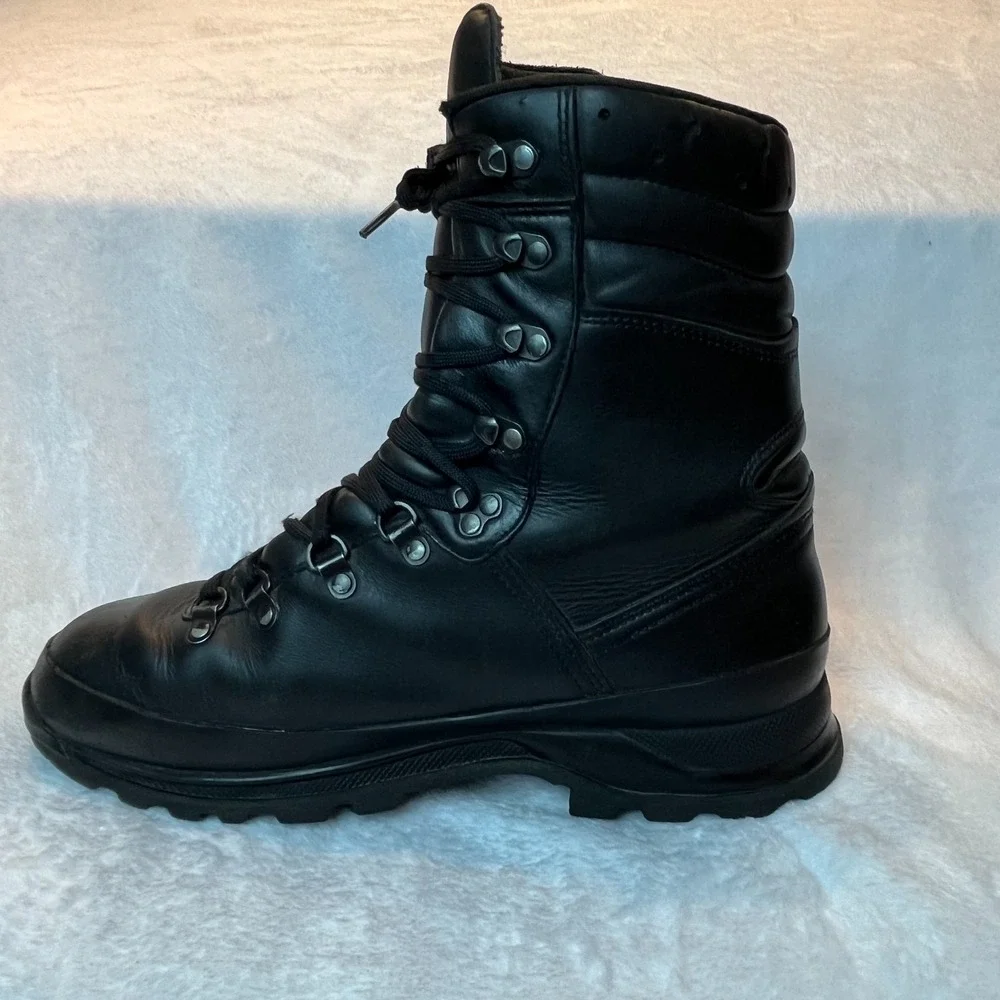 LOWA Combat Boot GTX Gore-Tex Mens US 12 Black Leather Tactical Military Vibram - Picture 5 of 9